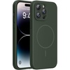 image:imageMiracase Silicone amp Magnetic for iPhone 18 Pro Max Case Capri BlueDark Green