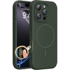 image:imageMiracase Silicone amp Magnetic for iPhone 18 Pro Max Case Capri BlueDark Green