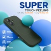image:imageMiracase Silicone amp Magnetic for iPhone 18 Pro Max Case Capri BlueDark Green
