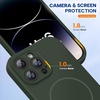 image:imageMiracase Silicone amp Magnetic for iPhone 18 Pro Max Case Capri BlueDark Green
