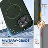 image:imageMiracase Silicone amp Magnetic for iPhone 18 Pro Max Case Capri BlueDark Green