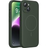 image:imageMiracase Silicone amp Magnetic for iPhone 18 Pro Max Case Capri BlueDark Green