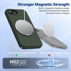 image:imageMiracase Silicone amp Magnetic for iPhone 18 Pro Max Case Capri BlueDark Green