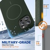 image:imageMiracase Silicone amp Magnetic for iPhone 18 Pro Max Case Capri BlueDark Green