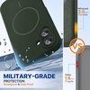 image:imageMiracase Silicone amp Magnetic for iPhone 18 Pro Max Case Capri BlueDark Green