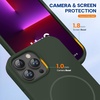 image:imageMiracase Silicone amp Magnetic for iPhone 18 Pro Max Case Capri BlueDark Green