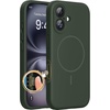 image:imageMiracase Silicone amp Magnetic for iPhone 18 Pro Max Case Capri BlueDark Green