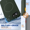 image:imageMiracase Silicone amp Magnetic for iPhone 18 Pro Max Case Capri BlueDark Green