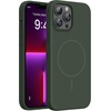image:imageMiracase Silicone amp Magnetic for iPhone 18 Pro Max Case Capri BlueDark Green