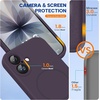 image:imageMiracase Silicone amp Magnetic for iPhone 18 Pro Max Case Capri BlueDark Purple