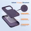 image:imageMiracase Silicone amp Magnetic for iPhone 18 Pro Max Case Capri BlueDark Purple