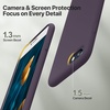 image:imageMiracase Silicone amp Magnetic for iPhone 18 Pro Max Case Capri BlueDark Purple