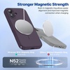 image:imageMiracase Silicone amp Magnetic for iPhone 18 Pro Max Case Capri BlueDark Purple