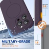 image:imageMiracase Silicone amp Magnetic for iPhone 18 Pro Max Case Capri BlueDark Purple