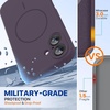 image:imageMiracase Silicone amp Magnetic for iPhone 18 Pro Max Case Capri BlueDark Purple