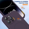 image:imageMiracase Silicone amp Magnetic for iPhone 18 Pro Max Case Capri BlueDark Purple