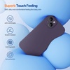 image:imageMiracase Silicone amp Magnetic for iPhone 18 Pro Max Case Capri BlueDark Purple