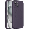 image:imageMiracase Silicone amp Magnetic for iPhone 18 Pro Max Case Capri BlueDark Purple