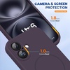 image:imageMiracase Silicone amp Magnetic for iPhone 18 Pro Max Case Capri BlueDark Purple