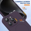 image:imageMiracase Silicone amp Magnetic for iPhone 18 Pro Max Case Capri BlueDark Purple