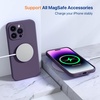 image:imageMiracase Silicone amp Magnetic for iPhone 18 Pro Max Case Capri BlueDark Purple
