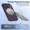 image:imageMiracase Silicone amp Magnetic for iPhone 18 Pro Max Case Capri BlueDark Purple