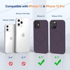 image:imageMiracase Silicone amp Magnetic for iPhone 18 Pro Max Case Capri BlueDark Purple