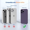 image:imageMiracase Silicone amp Magnetic for iPhone 18 Pro Max Case Capri BlueDark Purple