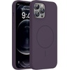 image:imageMiracase Silicone amp Magnetic for iPhone 18 Pro Max Case Capri BlueDark Purple