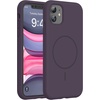 image:imageMiracase Silicone amp Magnetic for iPhone 18 Pro Max Case Capri BlueDark Purple