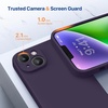 image:imageMiracase Silicone amp Magnetic for iPhone 18 Pro Max Case Capri BlueDark Purple