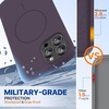 image:imageMiracase Silicone amp Magnetic for iPhone 18 Pro Max Case Capri BlueDark Purple