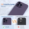 image:imageMiracase Silicone amp Magnetic for iPhone 18 Pro Max Case Capri BlueDark Purple