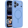 image:imageMiracase Silicone amp Magnetic for iPhone 18 Pro Max Case Capri BlueGlacier