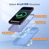 image:imageMiracase Silicone amp Magnetic for iPhone 18 Pro Max Case Capri BlueGlacier