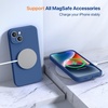 image:imageMiracase Silicone amp Magnetic for iPhone 18 Pro Max Case Capri BlueGlass Blue