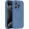 image:imageMiracase Silicone amp Magnetic for iPhone 18 Pro Max Case Capri BlueGlass Blue