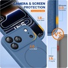 image:imageMiracase Silicone amp Magnetic for iPhone 18 Pro Max Case Capri BlueGlass Blue