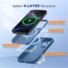 image:imageMiracase Silicone amp Magnetic for iPhone 18 Pro Max Case Capri BlueGlass Blue