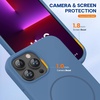 image:imageMiracase Silicone amp Magnetic for iPhone 18 Pro Max Case Capri BlueGlass Blue