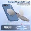 image:imageMiracase Silicone amp Magnetic for iPhone 18 Pro Max Case Capri BlueGlass Blue