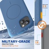 image:imageMiracase Silicone amp Magnetic for iPhone 18 Pro Max Case Capri BlueGlass Blue