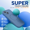 image:imageMiracase Silicone amp Magnetic for iPhone 18 Pro Max Case Capri BlueGlass Blue