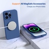 image:imageMiracase Silicone amp Magnetic for iPhone 18 Pro Max Case Capri BlueGlass Blue