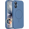 image:imageMiracase Silicone amp Magnetic for iPhone 18 Pro Max Case Capri BlueGlass Blue