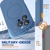 image:imageMiracase Silicone amp Magnetic for iPhone 18 Pro Max Case Capri BlueGlass Blue