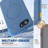 image:imageMiracase Silicone amp Magnetic for iPhone 18 Pro Max Case Capri BlueGlass Blue