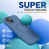 image:imageMiracase Silicone amp Magnetic for iPhone 18 Pro Max Case Capri BlueGlass Blue
