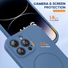 image:imageMiracase Silicone amp Magnetic for iPhone 18 Pro Max Case Capri BlueGlass Blue