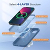 image:imageMiracase Silicone amp Magnetic for iPhone 18 Pro Max Case Capri BlueGlass Blue